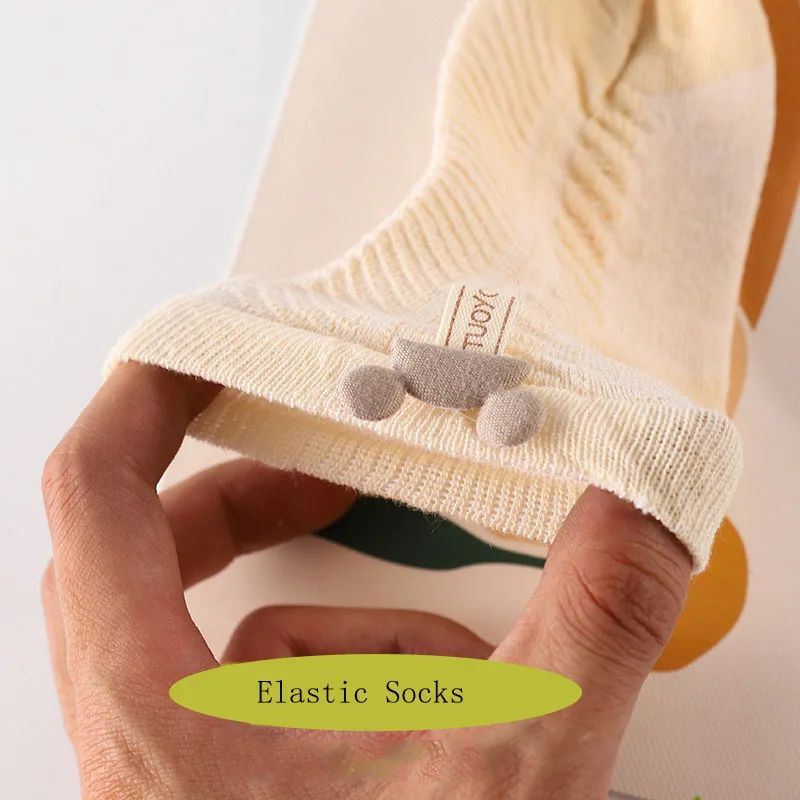 Wholesale Cute Ankle Newborn Baby Socks  For 0-5Age Kids Cotton Fabric Thin Style Boneless Gift Sock Breathable Toddler Socks