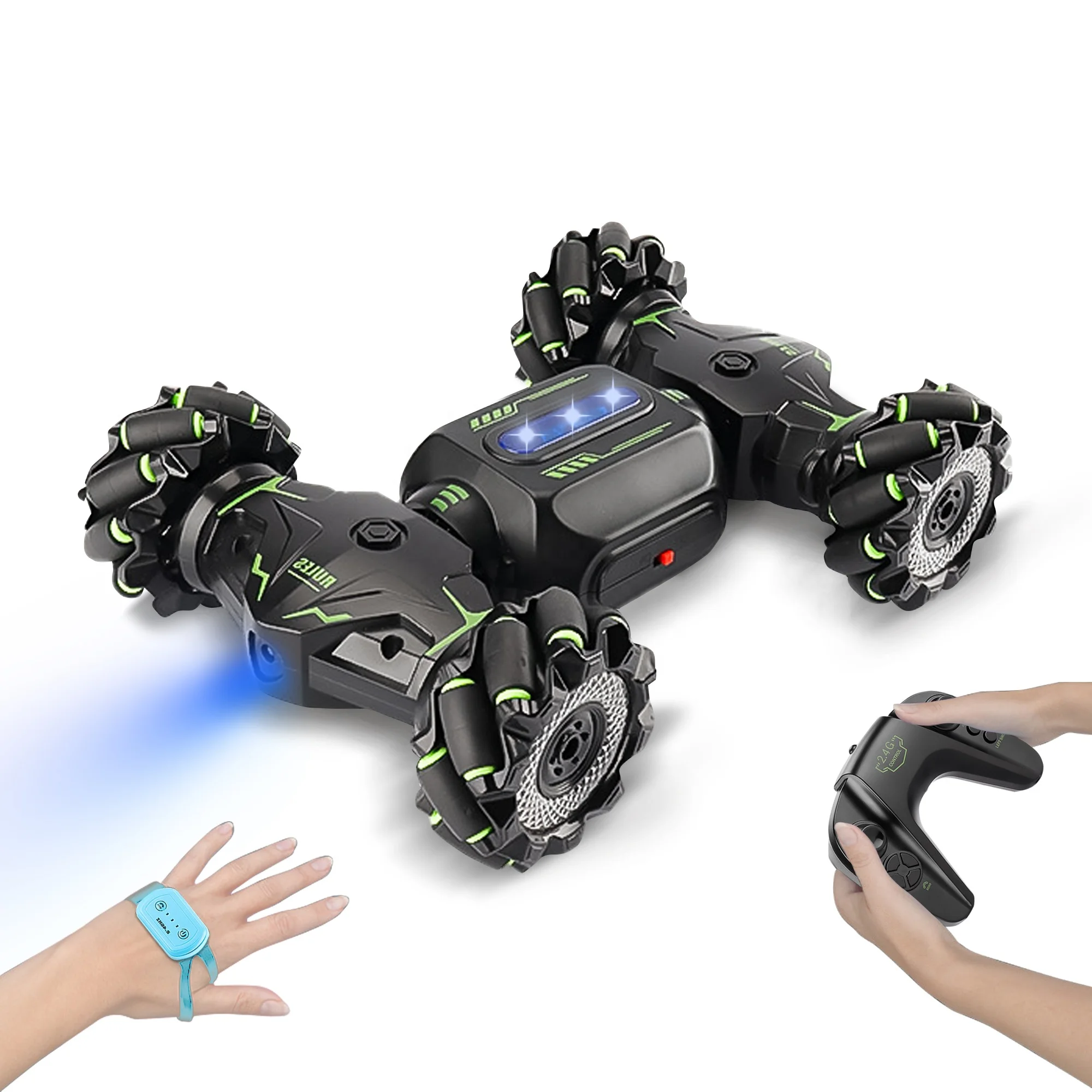 Rotating roll stunt car RC 2.4G electric remote control 4WD off-road drift 360-degree rotation tumbling double-sided driving