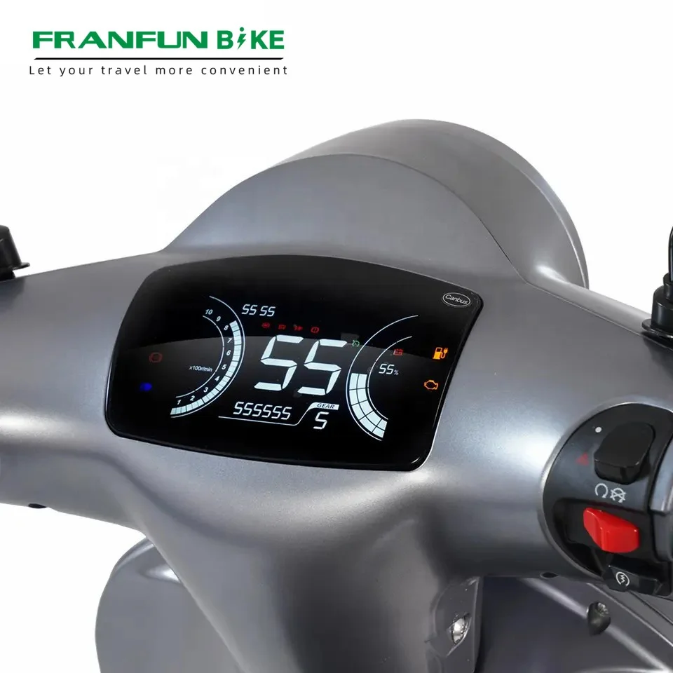 Battery controller display connected by Canbus Communication 90km/h COC fast adults motorcycle electric