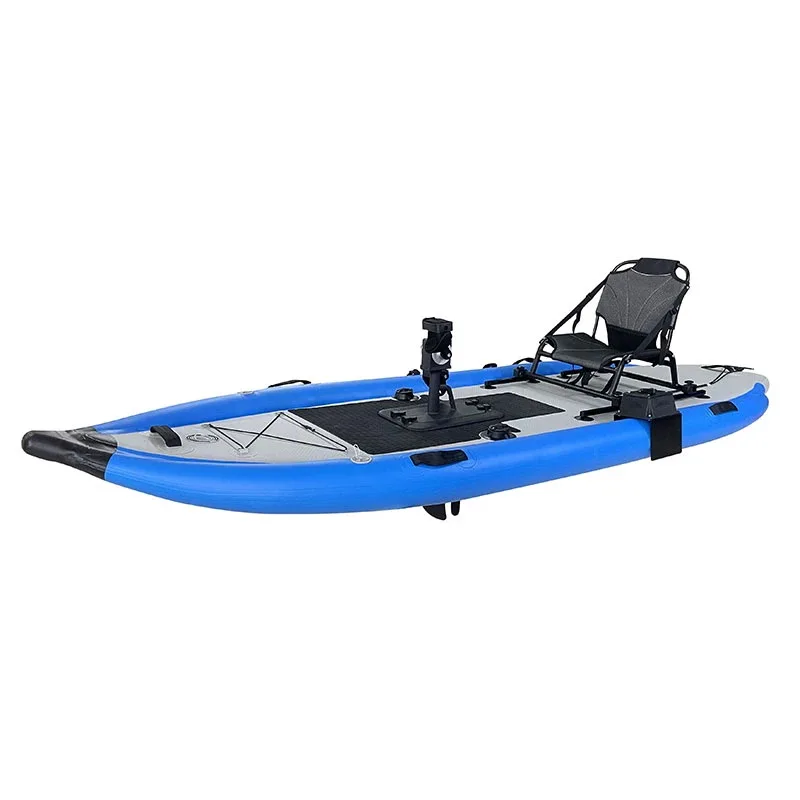 Professional Single Seat Angler Kayak inflatable Fishing Kayak Pedal Drive canoe/kayak