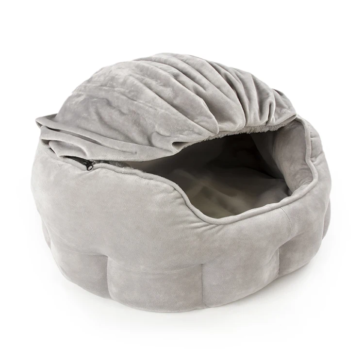 Wholesale Zhejiang Pet Cat Nest Soft Dreamy Sleep Anti Anxiety Cozy Cat Cave Bed