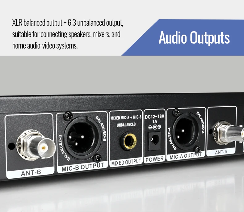 Takstar UC-4R Wholesale High Quality Long Distance 100M UHF 4 Channel Wireless Microphone with Receiver for conference church