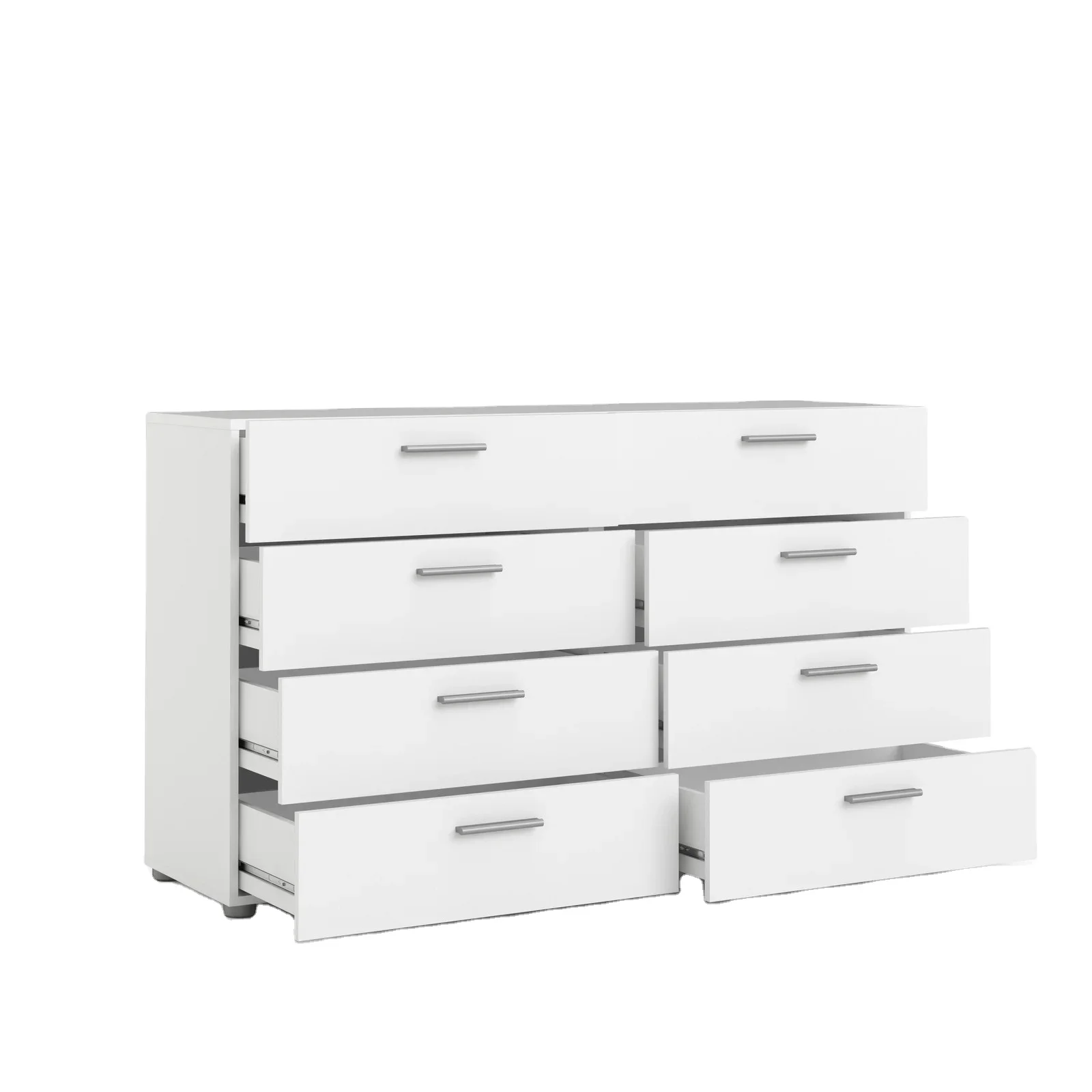 USA modern bedroom furniture popular white color storage 3/4/5/6/8/9 drawers chest of drawer dressers  of  cabinet manufacturer