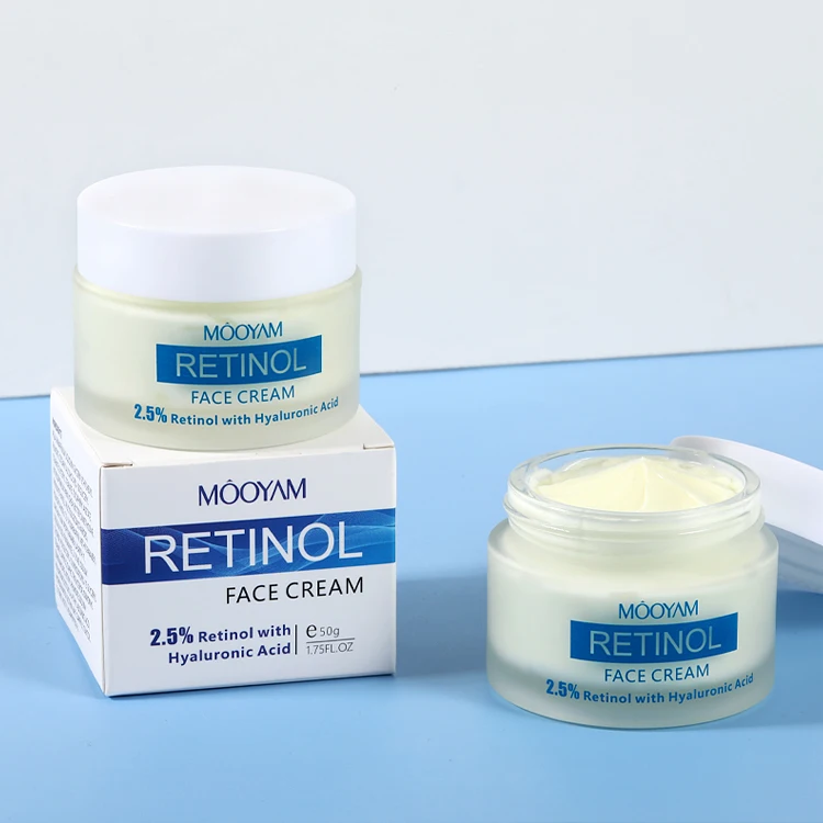 MOOYAM Retinol Cream Anti Aging Remove Wrinkles Facial Hyaluronic Acid Tightening Lifting Neck Firming Face Cream