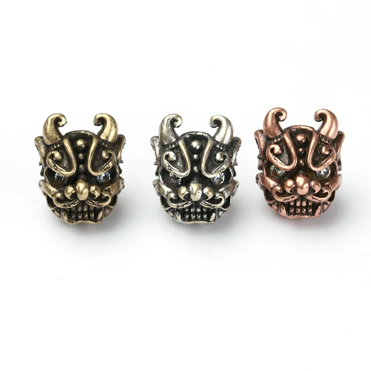 Dragon Beads 3D Carved Dragon Head Spacers DIY Unique Jewelry Making Accessory