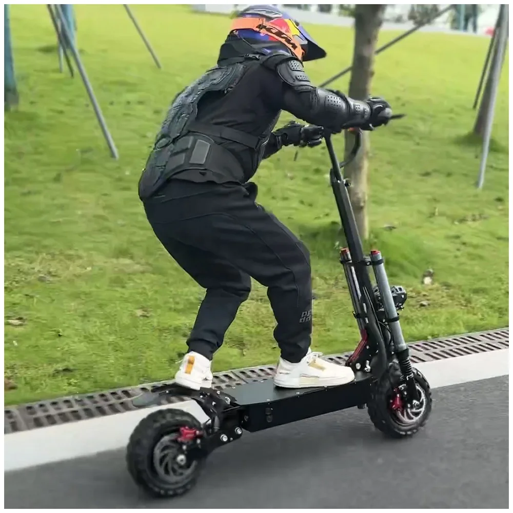 11 inch 60v 5600w Doual Motor off road Folding electric scooter for adults