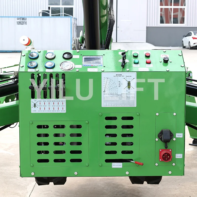 Small Spider Crane Crawler Diesel Spider Crane with Basket jib Flying