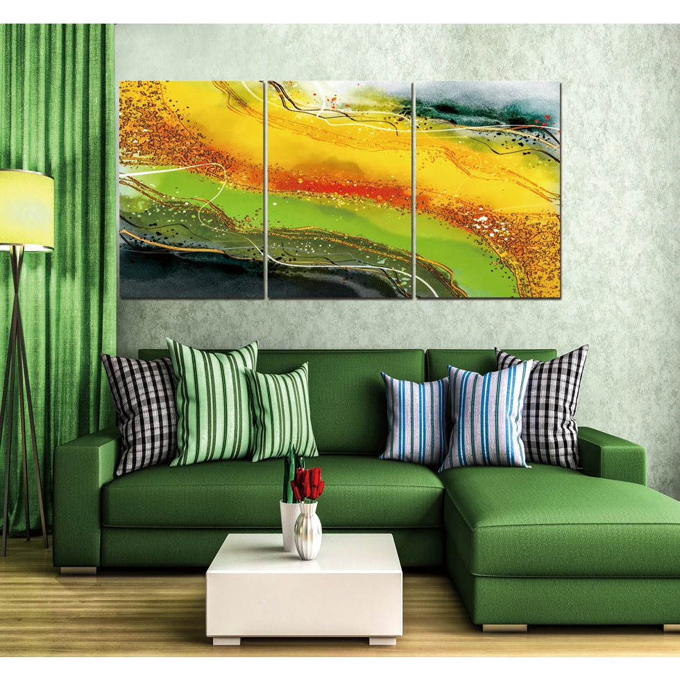 China Factory Wholesale Framed Art Prints Abstract Wall Painting Canvas Painting Wall Arts