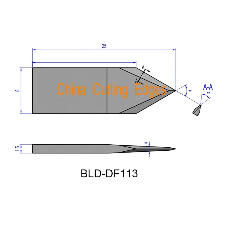 BLD-DF112 Esko kongsberg Blades