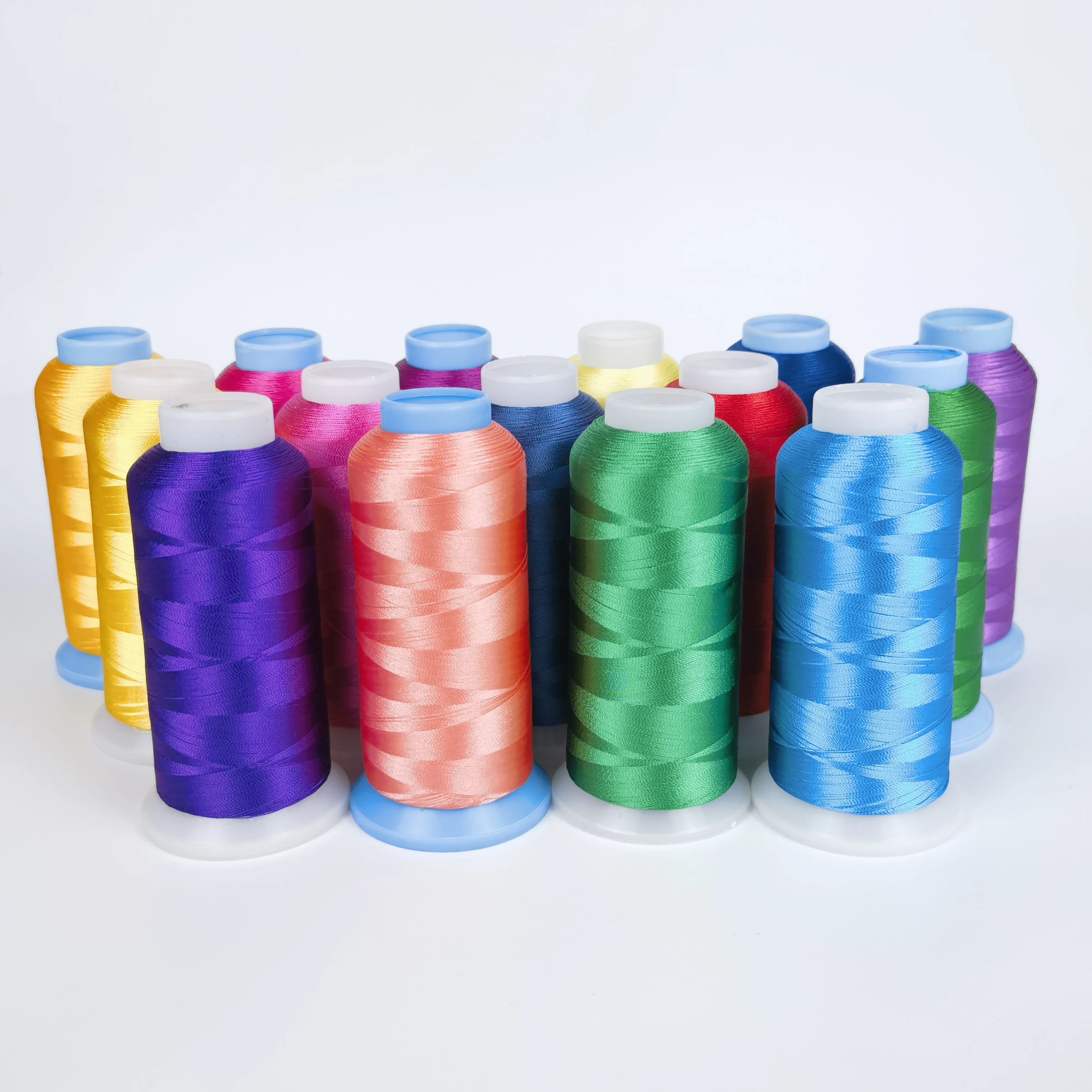 120D/2 red rayon embroidery thread twisted yarn 600/550TPM