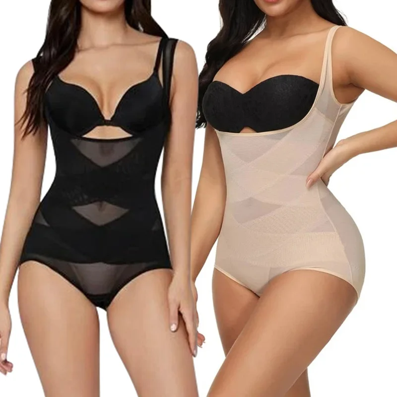 JSN High Compression Girdle With Corrective Waisted Butt Lifter Tummy Control Full Body Bbl Shaper Faha Shapewear