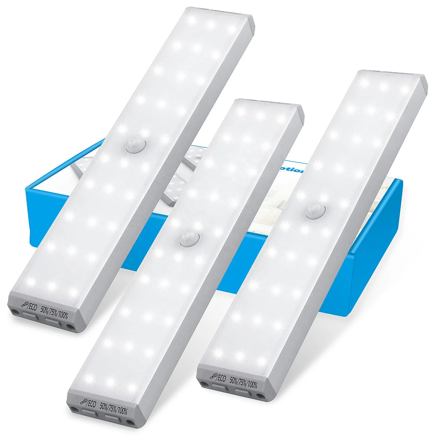 New Item Rechargeable LED Closet Light Motion Sensor Under Cabinet Light Use