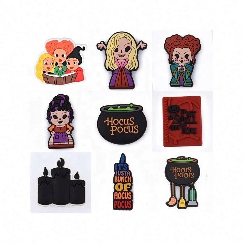 Hocus pocusr clog pieces шармы фирменный логотип роскошные шармы для обуви, популярный Шарм с переключателем