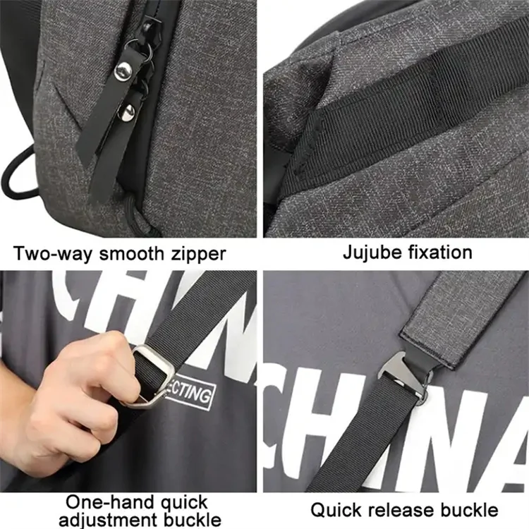 Custom Waterproof Nylon Large-Capacity Crossbody sling bags Photography SLR Camera Messenger Bag for men