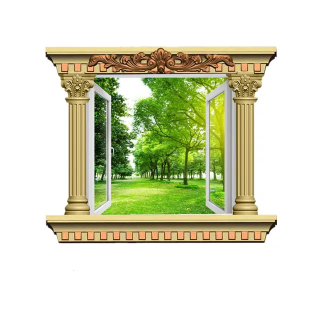 RF House decoration plastic concrete windows frame molds durable plastic cement window trim molding mold for sale