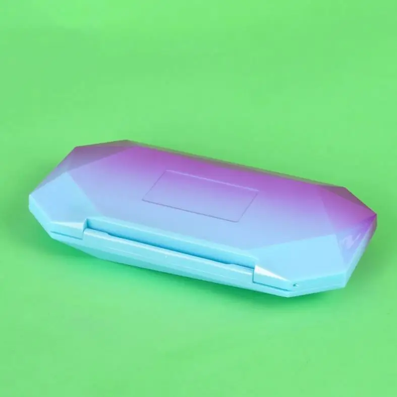 6 holes 12 holes fantastic faded color empty big eyeshadow case empty eye shadow palette  packaging eyeshadow plastic case