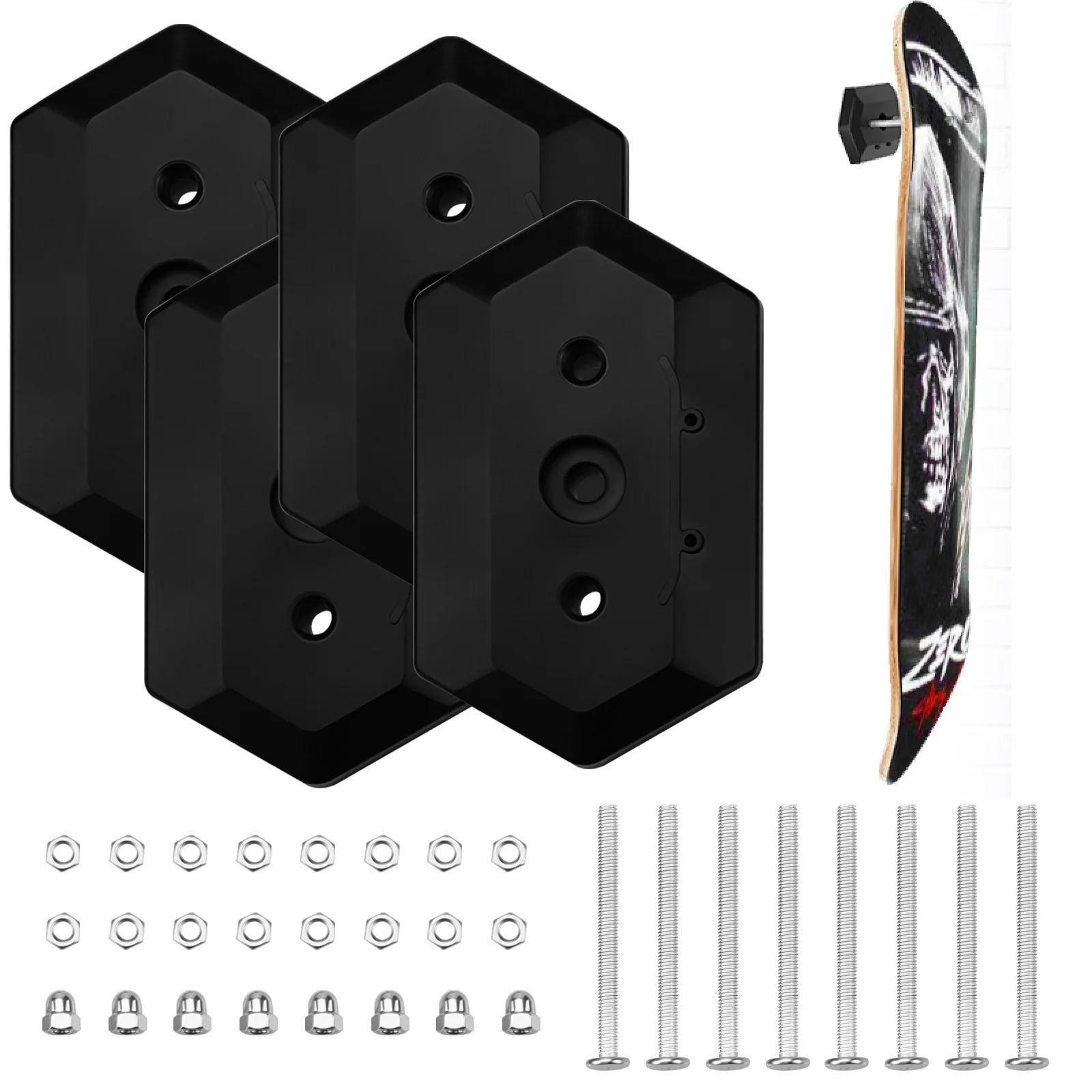 Skateboard Mount Rack Holder for Skateboard Deck Display Decoration & Storage