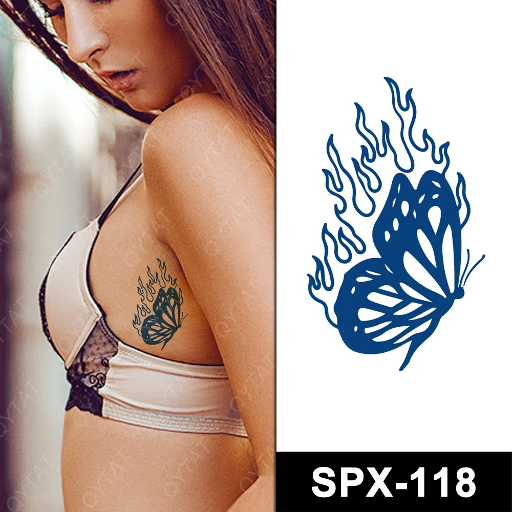 Make Your Own Designs Water Transfer Fake Temporary Herbal Juice Customized Semi Permanent Jagua Ink Tattoo