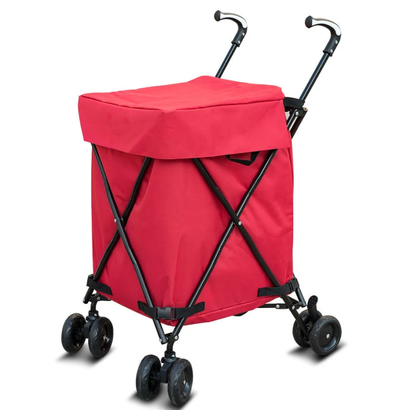 Wholesale Foldable Beach Camping Portable Folding Shopping Trolley Cart
