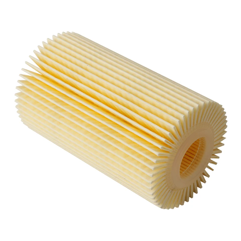 Upper and lower rubber gaskets light yellow cured paper with rubber ring car oil filter OEM 04152-38020 for Toyota auto parts