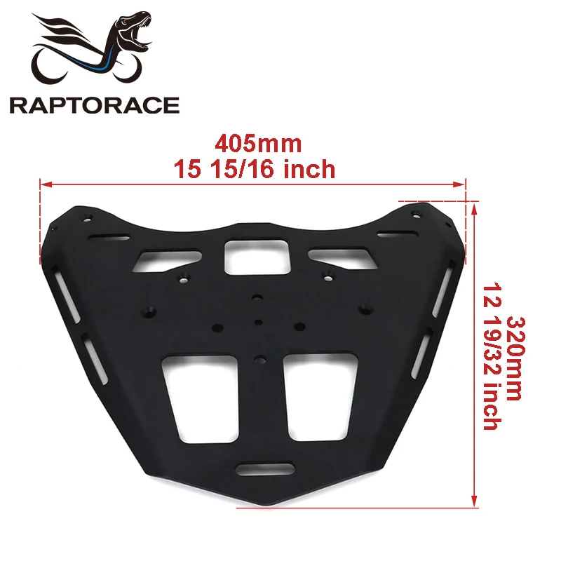 Raptorace fit for DUCATI MULTISTRADA 1200 1260 Enduro Aftermarket Aluminum Rear Luggage Cargo Rack