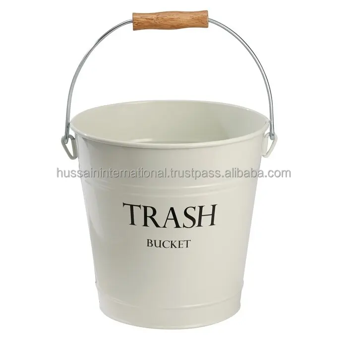 Metal Trash Bucket