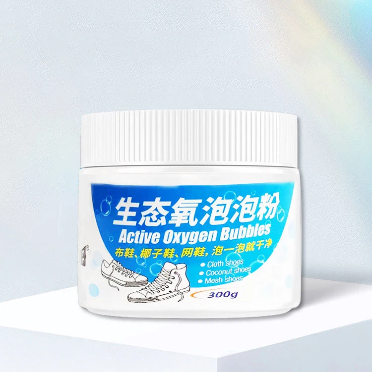 Custom private label white shoe sneaker oxygen cleaner laundry products detergent