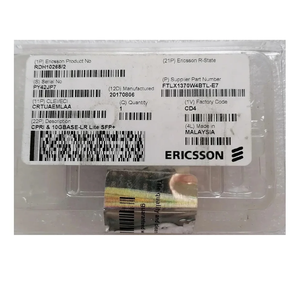 ERICSSON RDH 102 65/3 SFP Fiber Optical Transceiver  RDH10265/3