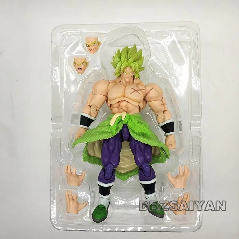 Hot sale 21cm Japan anime SHF broly movable action figure DBZ figurines PVC model toys