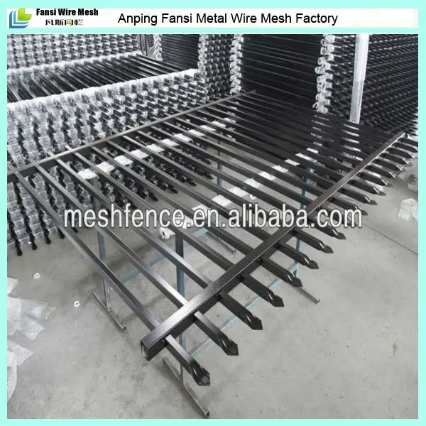 Factory Price  Wrought Iron Garden Fence Ornamental  Iron Fence Steel Fence