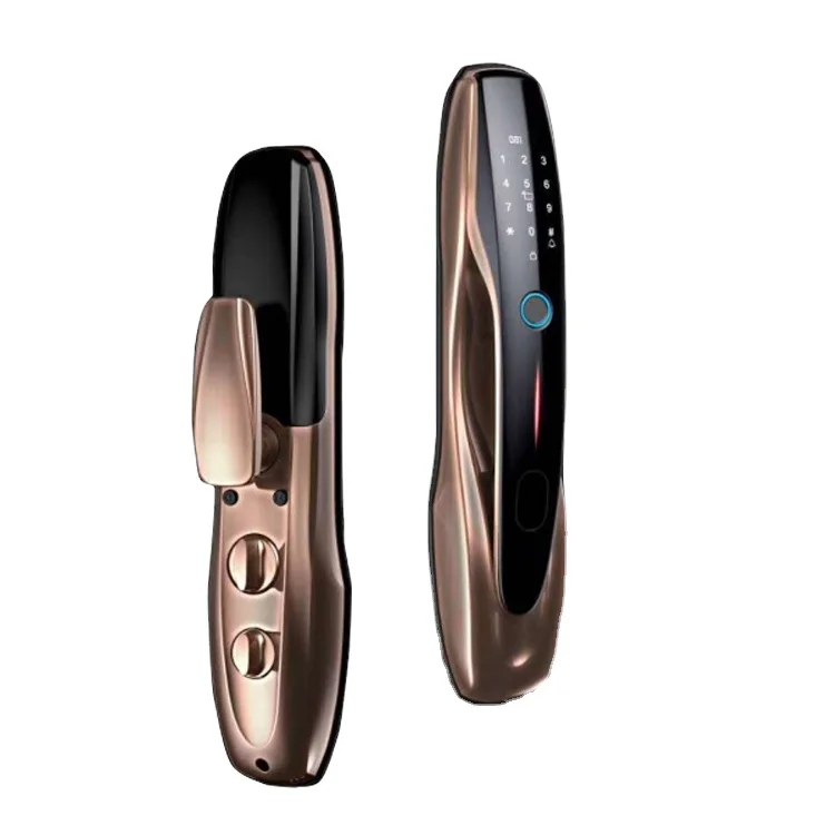 Дверной смарт-замок из цинкового сплава, умный замок с Биометрическим отпечатком пальца, цифровой смарт-кодовый ключ