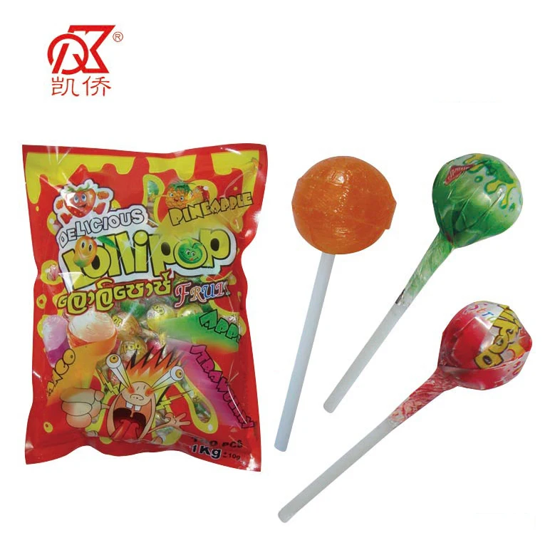 10g Fruit Lollipop Sweet Candy