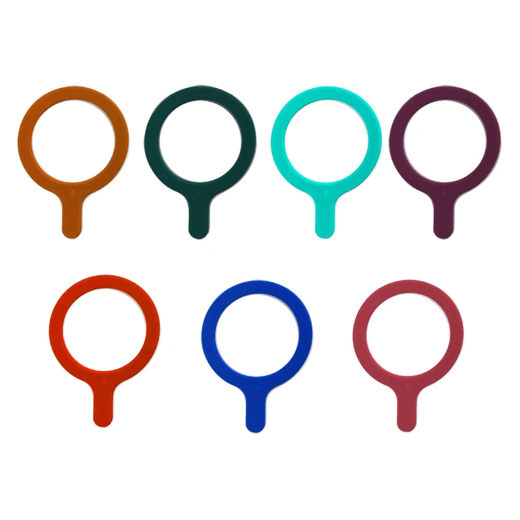 Factory Wholesale Silicone Metal Plate For iPhone 14 Support Wireless Charger Magnetic Sticker For Magsafe metal ring