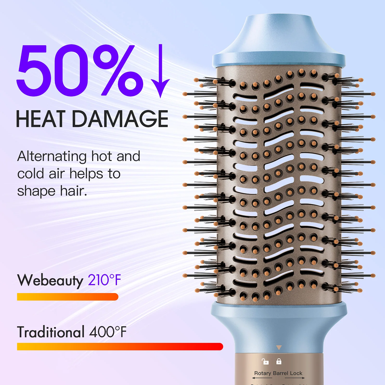 7 in 1 hair styler Set Multifunctional Replaceable 105000rpm High Speed Hair Dryer flat Curling iron BLDC hair styler Set