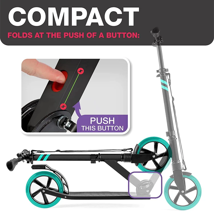 The new aluminum alloy kick scooter is suitable for adults and teenagers stunt scooter kids drift scooter