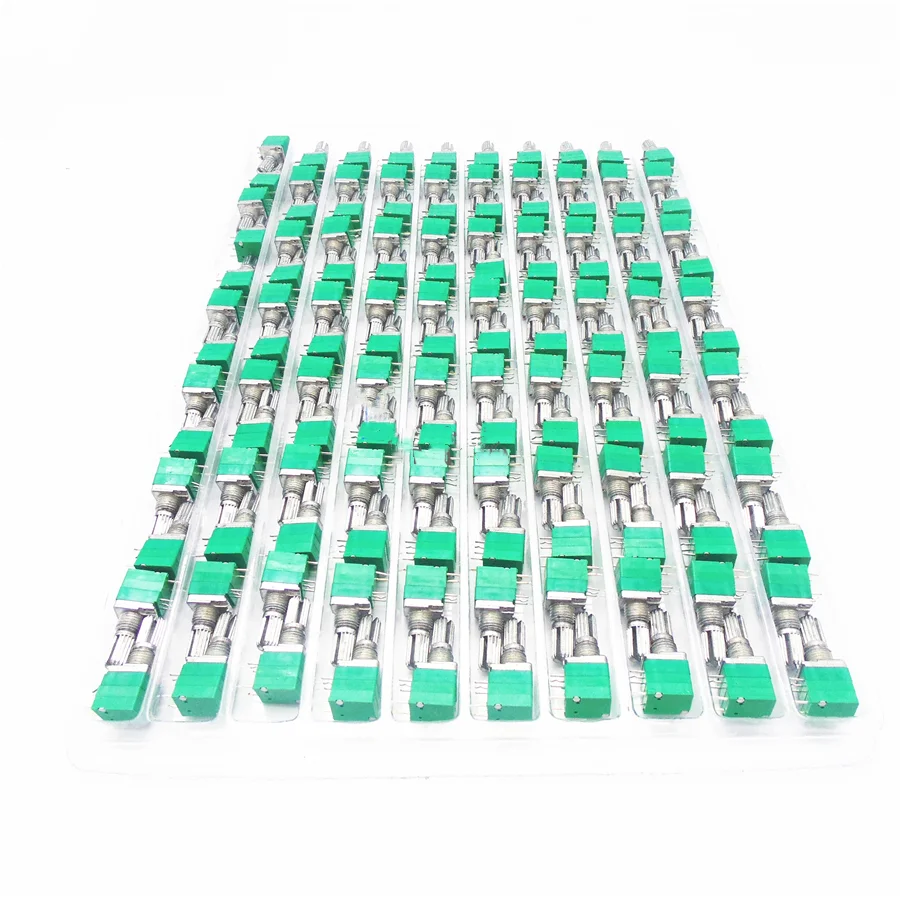 B10K 5 pins feet Carbon rotary potentiometers with switch