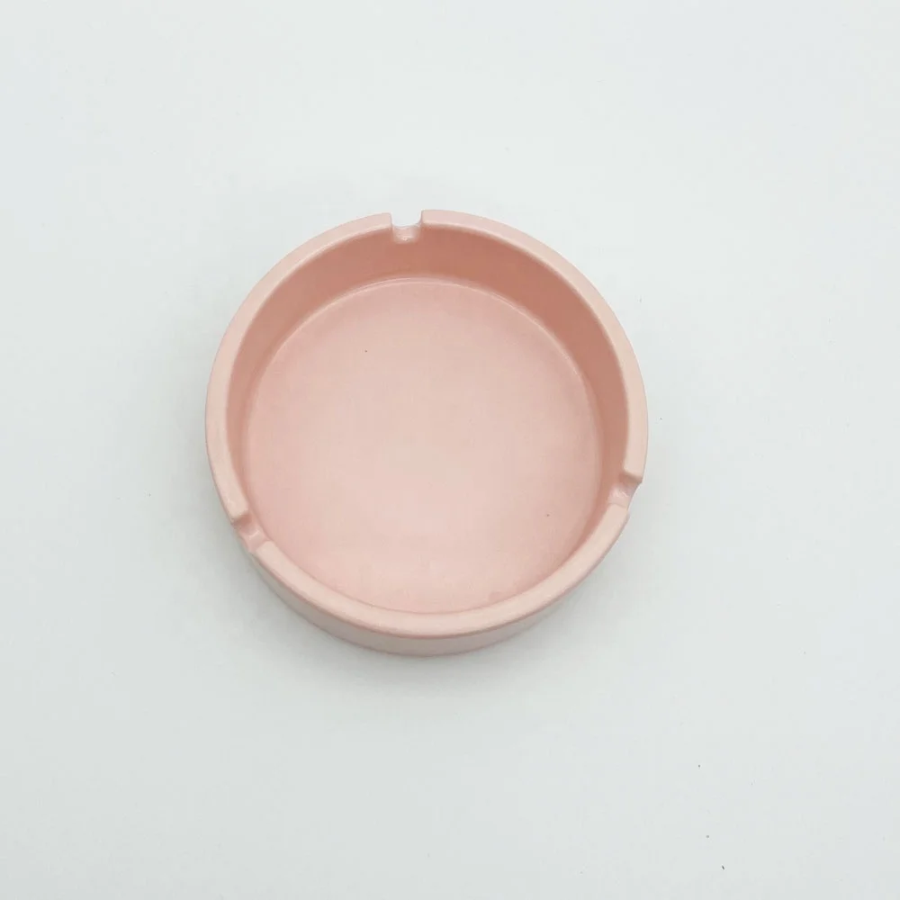 Reusable  custom logo cigar melamine plastic  outdoor ashtray  colored