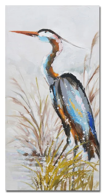 Amazon hot selling handmade canvas wall art oil painting art for living room