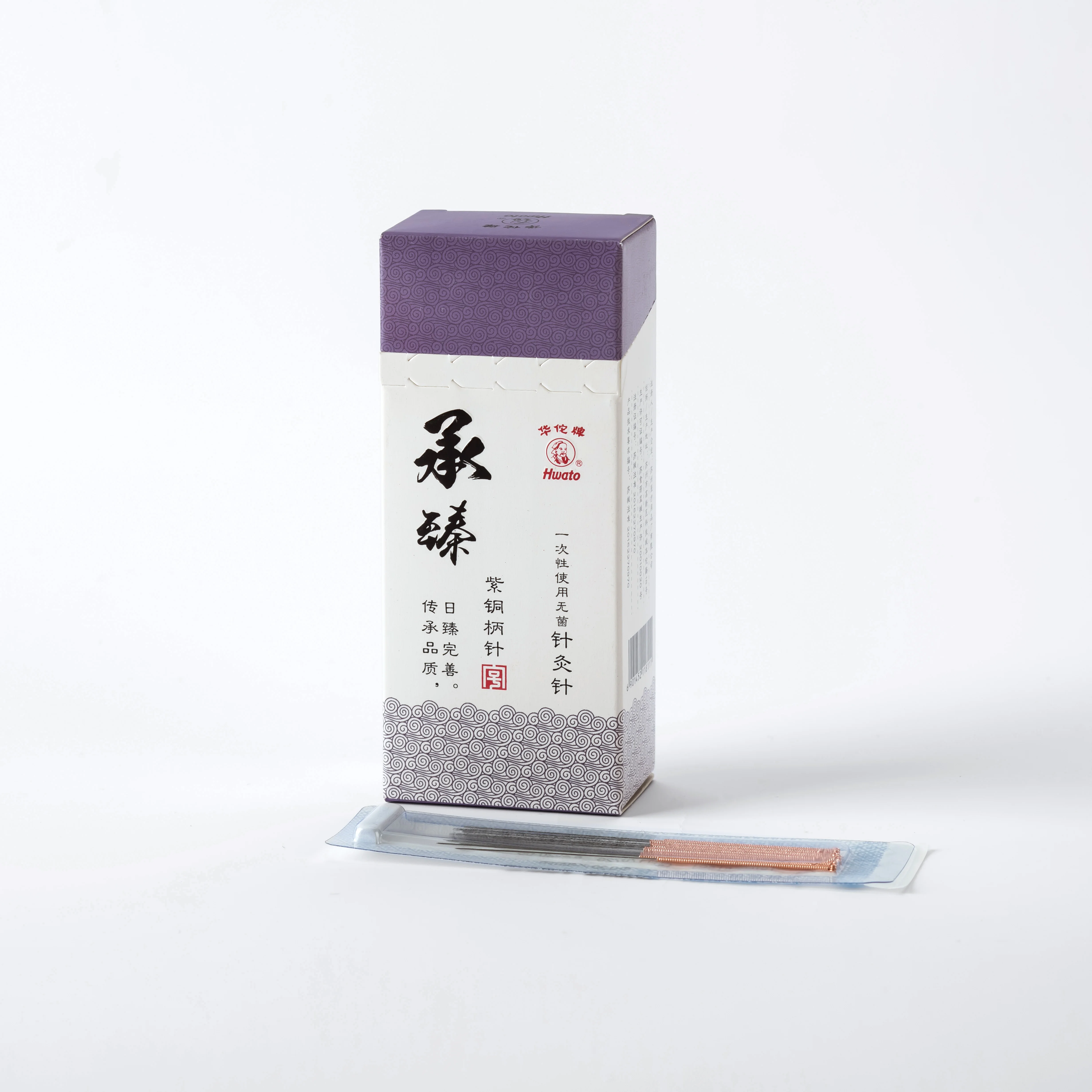 Hwato Brand copper handle sterile disposable acupuncture needle
