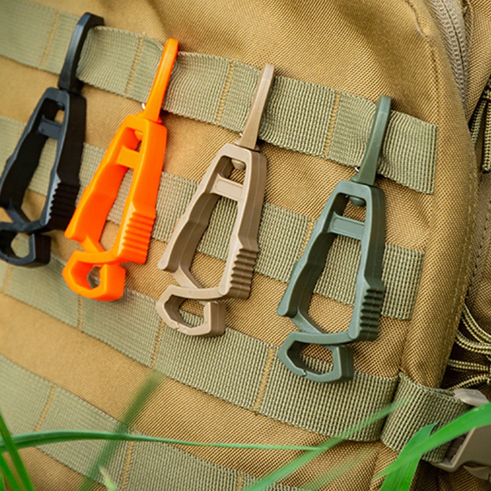 POM Plastic Clips Backpack Accessories Colors Plastic Buckles Capable Small Things Holder Hanging Clip For Bag Travel Convenient