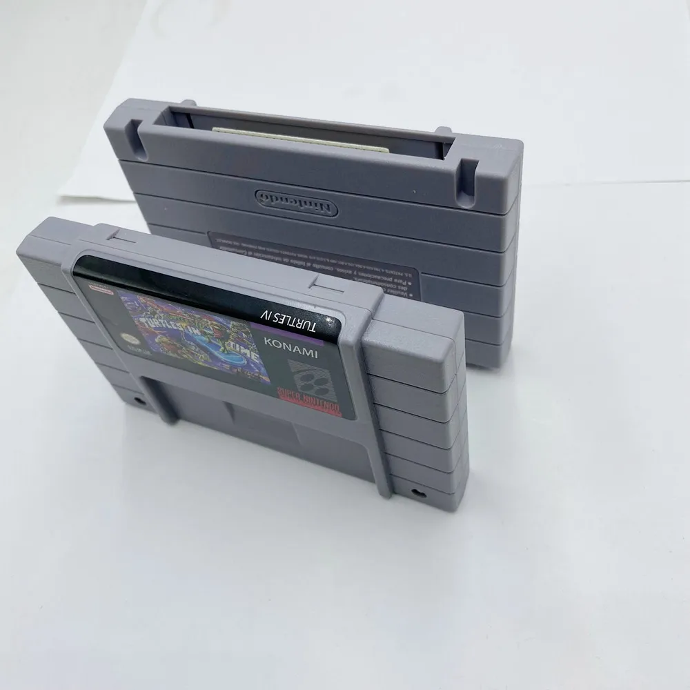 Turtles IV Turtles in Time SNES 16-Bit Game Cartridge