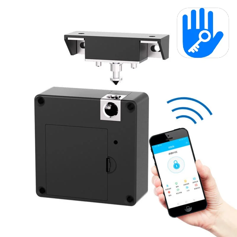 TTLock APP Intelligent Cabinet Locker Card Unlock Electronic Hidden Furniture Wooden Door Lock Smart Drawer Lock