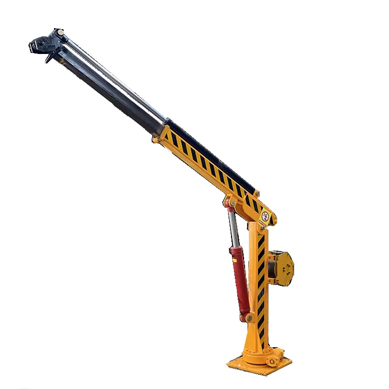 500kg 1000kg 2000kg Mini electric crane 12V24V Small truck crane special crane for truck