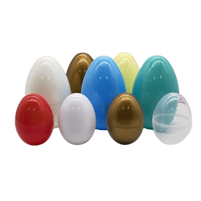 New creative Easter eggs children diy drawing plastic eggs Easter decorations