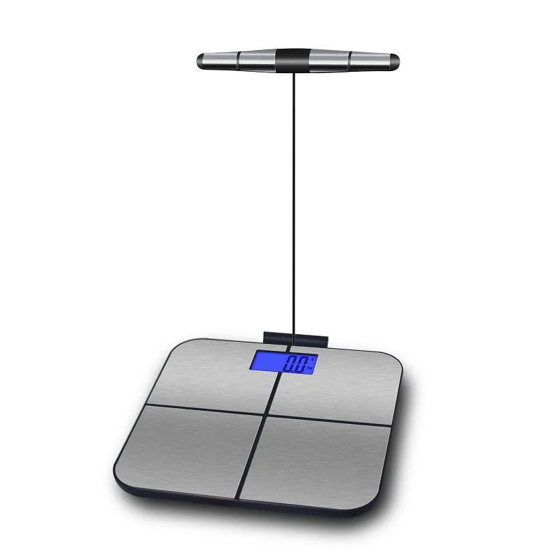 2021 ручка из нержавеющей стали смарт-восемь электрод ЖК электронные цифровые часы 180 кг ванная комната гидратации Bmi жира масштаба