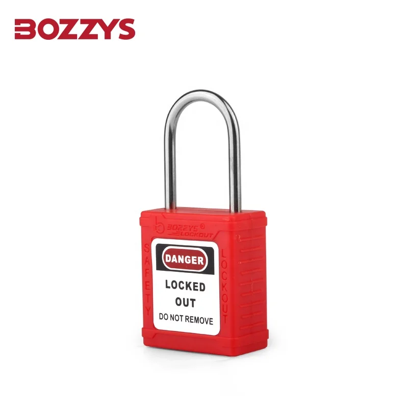 Zenex Oem Waterproof Custom Safety  Lockout Tagout Padlock with 4mm Stainless Steel Beam to Prevent Accidental Operation