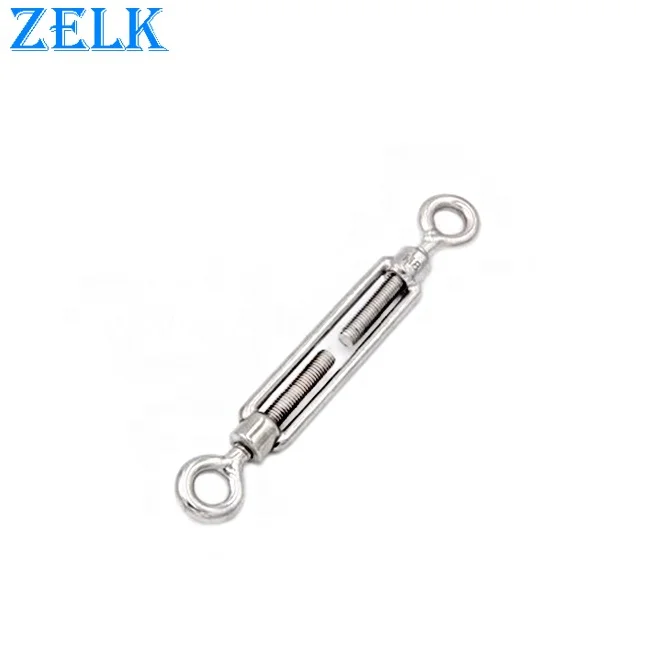 Rigging Screw SUS304 316 Stainless Steel DIN1480 Double Eye Open Body Turnbuckle