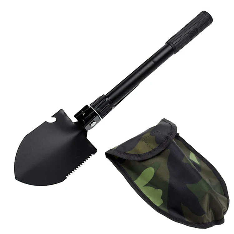 Outdoor Camping Tactical Garden Spade multi-function Survival Self-defense military portable folding shovel