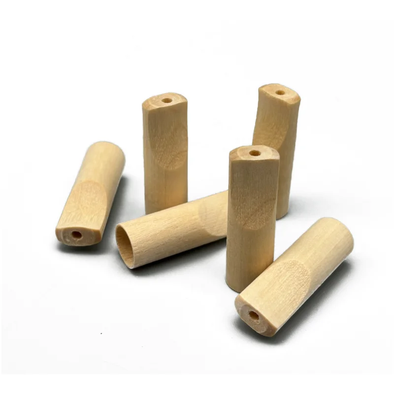 Wholesale Custom Wooden Filter Tips Eco-Friendly Disposable Birch Wood Mouthpiece with Different Sizes for Crafts
