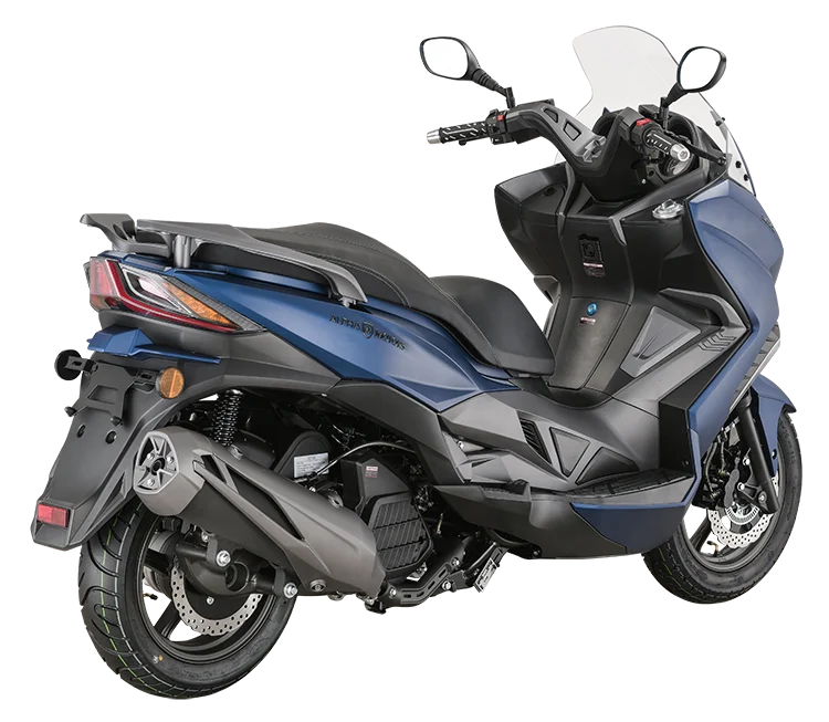 Top Selling Factory 2 Wheel Gas Powered Motor High Performance Eec 125cc Water Cooled Engine Gt Maxi Scooter